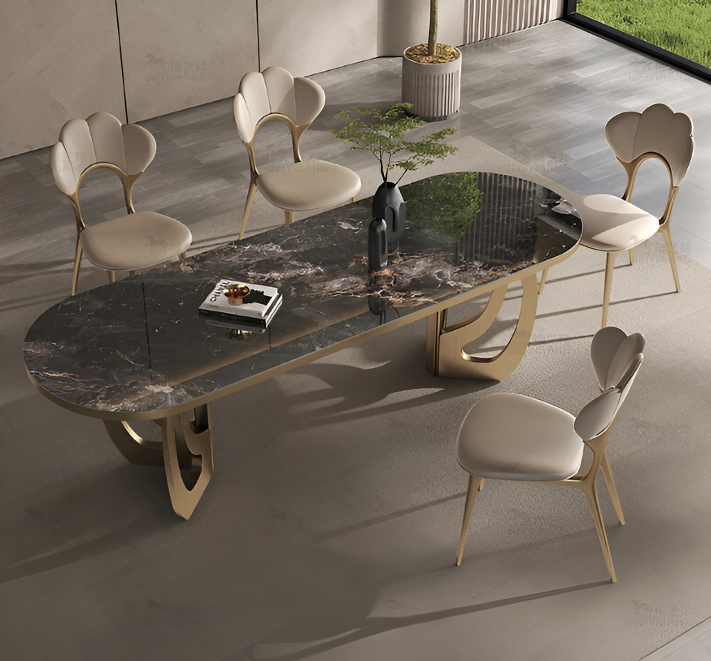 Urban Utopia Marble Dining Table Set / Lixra