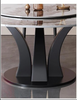 Graceful And Luxurious Round Dining Table Set with Lazy Susan / Lixra