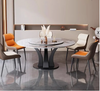 Graceful And Luxurious Round Dining Table Set with Lazy Susan / Lixra