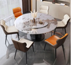 Graceful And Luxurious Round Dining Table Set with Lazy Susan / Lixra