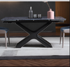Printed Marble Extendable Dining Table Set / Lixra