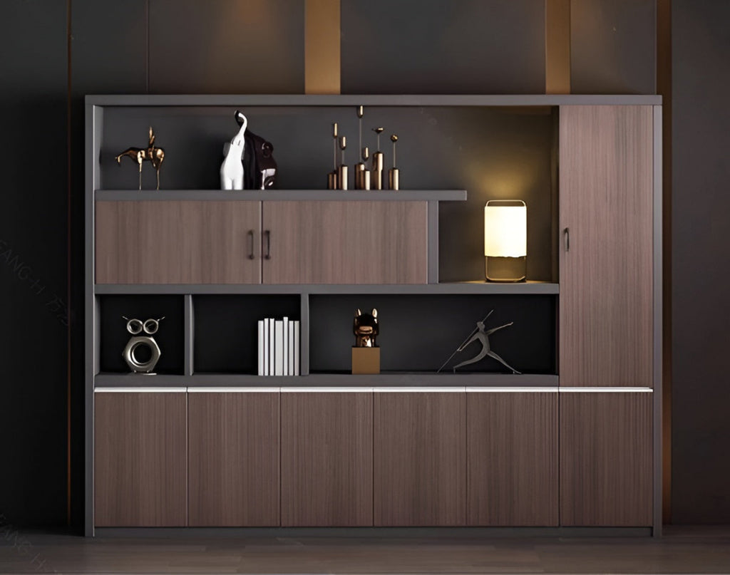 78.7" Office Multipurpose Wooden Bookshelves / Lixra