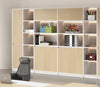 79" Tall LED Bookshelf With Doors