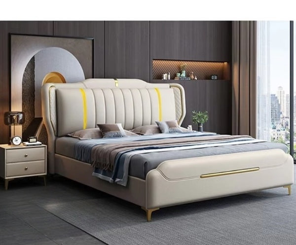 Luxurious Exquisite Spacious Leather Bed / Lixra