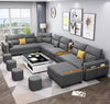 Trendy leather Comfortable Sectional Sofa / Lixra