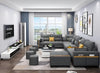 Trendy leather Comfortable Sectional Sofa