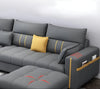 Trendy leather Comfortable Sectional Sofa / Lixra