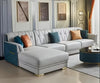 L-Shaped Leather Sectional Sofa Set / Lixra