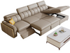 Leather Multifunctional Sofa Bed With Recliner / Lixra