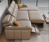 Leather Multifunctional Sofa Bed With Recliner / Lixra