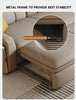 Leather Multifunctional Sofa Bed With Recliner / Lixra