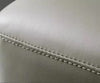 Leather Upholstered Italian Design Accent Chair / Lixra