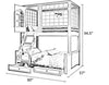 Modern Wooden Bunk Bed / Lixra