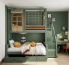 Modern Wooden Bunk Bed / Lixra