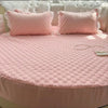 Fitted Round Cotton Bedsheet King Or Queen Size / Lixra