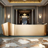 Modern Design Solid Wooden Reception Desk / Lixra