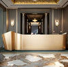 Modern Design Solid Wooden Reception Desk / Lixra