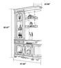 European Design Wooden Wine Cabinet / Lixra
