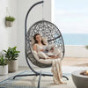 Egg Shape Rattan Swing Outdoor Chair / Lixra