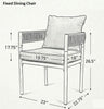 Outdoor Patio Dining Table Set