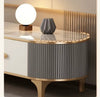Modern Marble Top Coffee table and TV Stand Set / Lixra