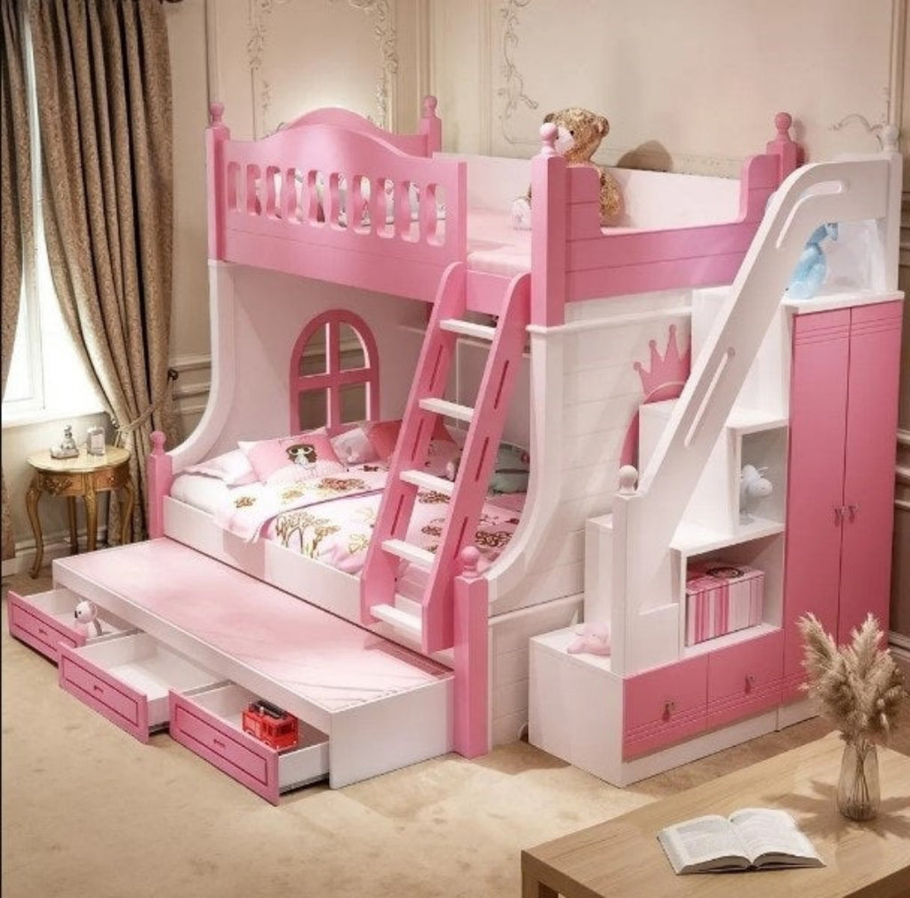 Modern Wooden Kid's Bunk Bed / Lixra