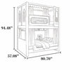 Modern Wooden Trundle Children's Bunk bed / Lixra