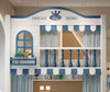 Wooden Trundle Bunk Bed For Kid's / Lixra