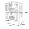 Wooden Trundle Bunk Bed For Kid's / Lixra