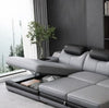 Power Recliner Sofa Bed In Leather / Lixra