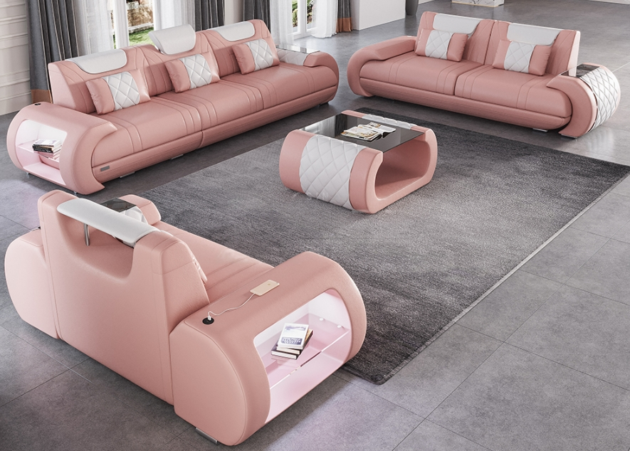 Sophisticated Elegant Leather Sofa | Online Store