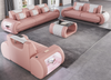 Sophisticated and Elegant Luxurious 3+2+1 Leather Sofa