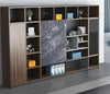 Contemporary Multi Storage Solid Wooden Book Shelf / Lixra