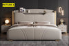 Nordic Style Gorgeous Leather Bed / Lixra