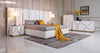 Classy Design Leather Upholstery Bedroom Set / Lixra