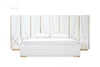 Classy Design Leather Upholstery Bedroom Set / Lixra
