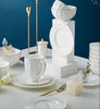 72 Pieces Golden Background Ceramic Dinnerware Set / Lixra