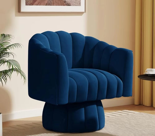 360° Swivel Elegance Velvet Fabric Accent Chair / Lixra