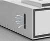 White And Grey Wooden Office Computer Desk / Lixra