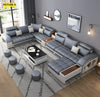 U-Shaped Leather Sectional Sofa / Lixra
