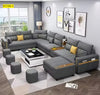 Trendy leather Comfortable Sectional Sofa / Lixra