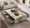 Luxurious Design Marble Top Coffee Table / Lixra