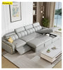Leather Multifunctional Sofa Bed With Recliner