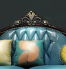 European Button Tufted Leather Sofa Set / Lixra