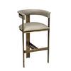 Modern leather Upholstered Bar-Stool Set of 3