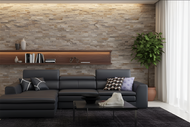 Ultimate Ultramodern Indoor Style Leather Sectional Sofa Set / Lixra