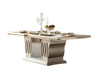 Gloss Solid Wood Dining Table Set / Lixra