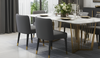 Contemporary Marble Top Dining Table Set / Lixra