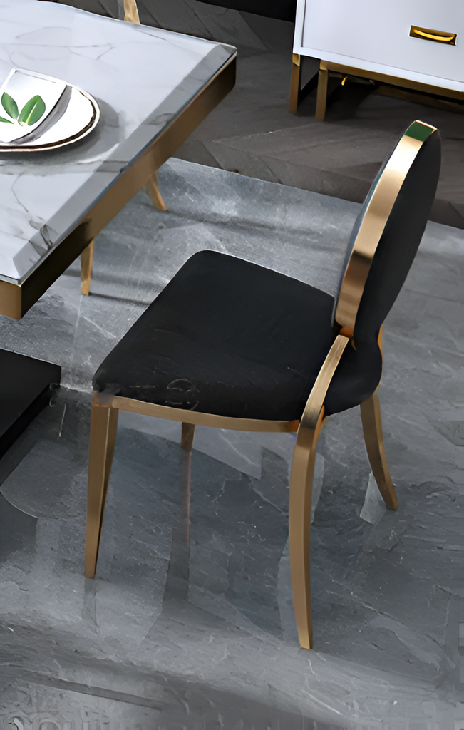 Ravishing Style Marble Dining Set / Lixra