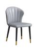 Set Of 4 Cozy Leather Dining Chairs / Lixra